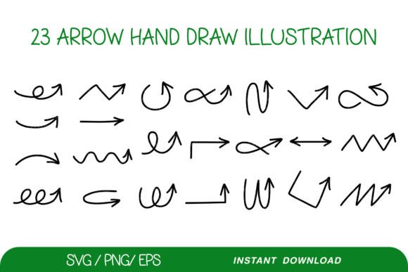 23 Arrow SVG, PNG, EPS
