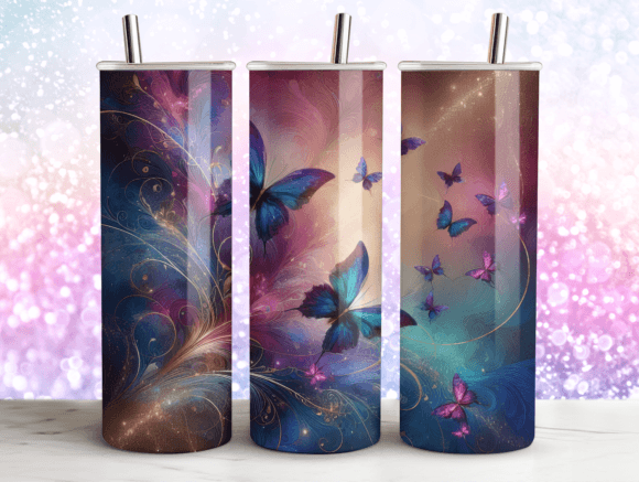 Artistic Butterflies Agate Tumbler Wrap Review