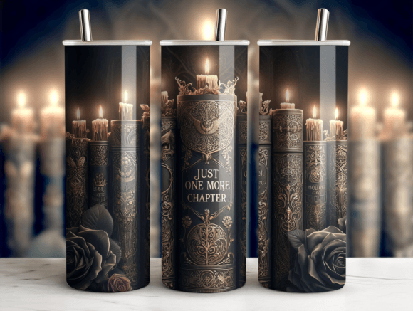 Book Lover Reading 20oz Tumbler Wrap PNG