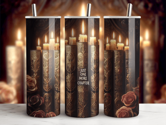 Book Lover Reading Tumbler 20oz Wrap
