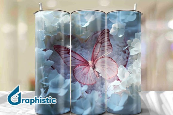 Butterfly Break Through Tumbler Wrap 34