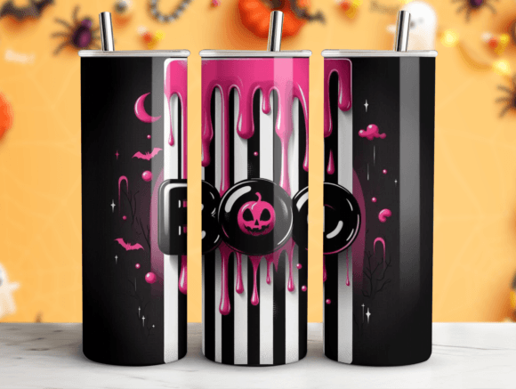 Cute Halloween Boo Tumbler Wrap