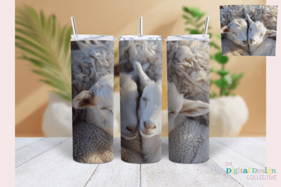 Goat 20 Oz Tumbler Design Farm Animal