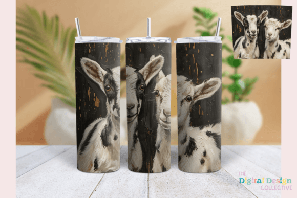 Goat Tumbler Wrap Sublimation