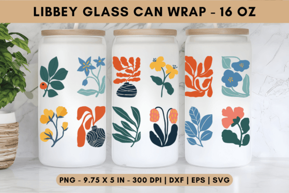 Vibrant Garden Libbey Glass Wrap